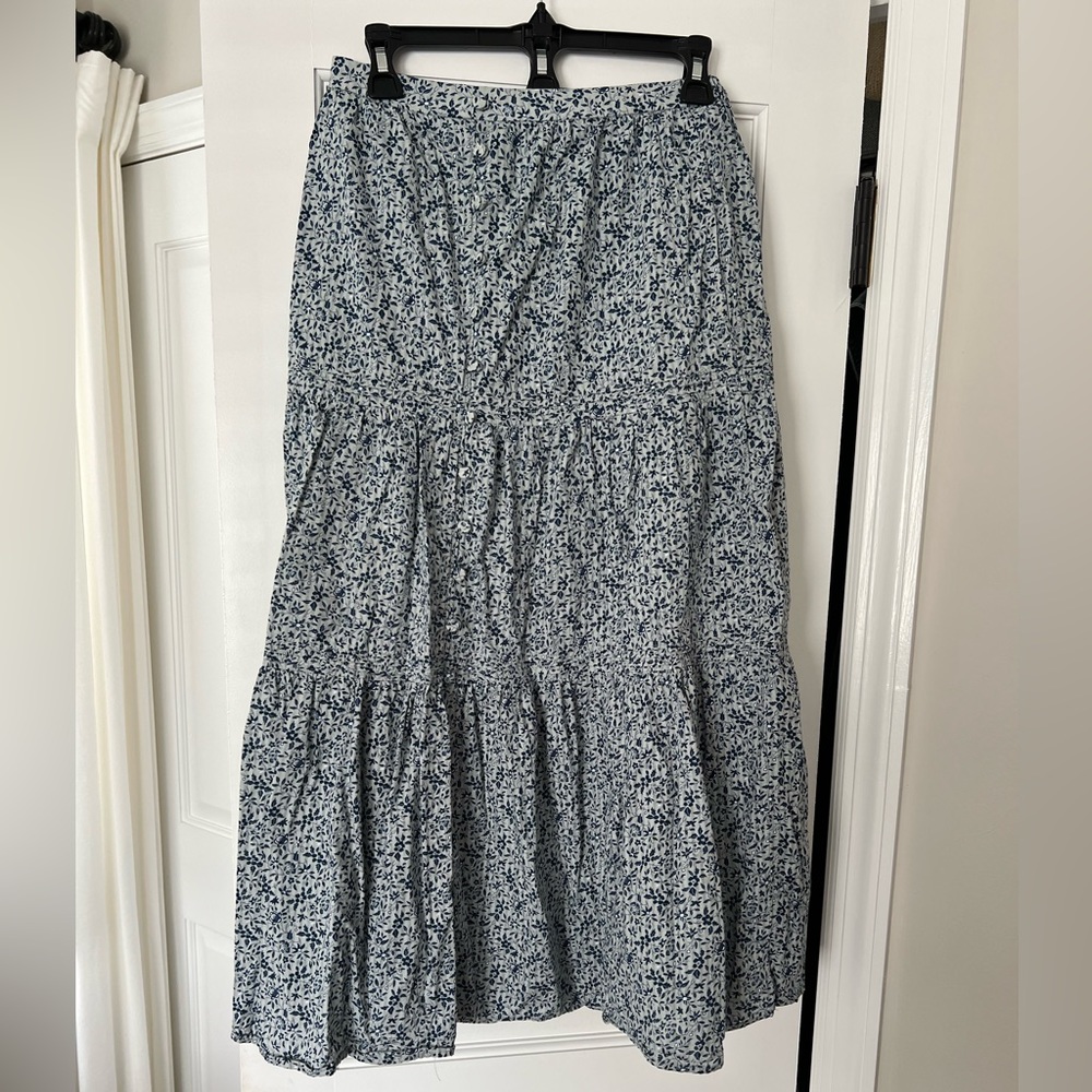 Madewell Floral Mini Skirt